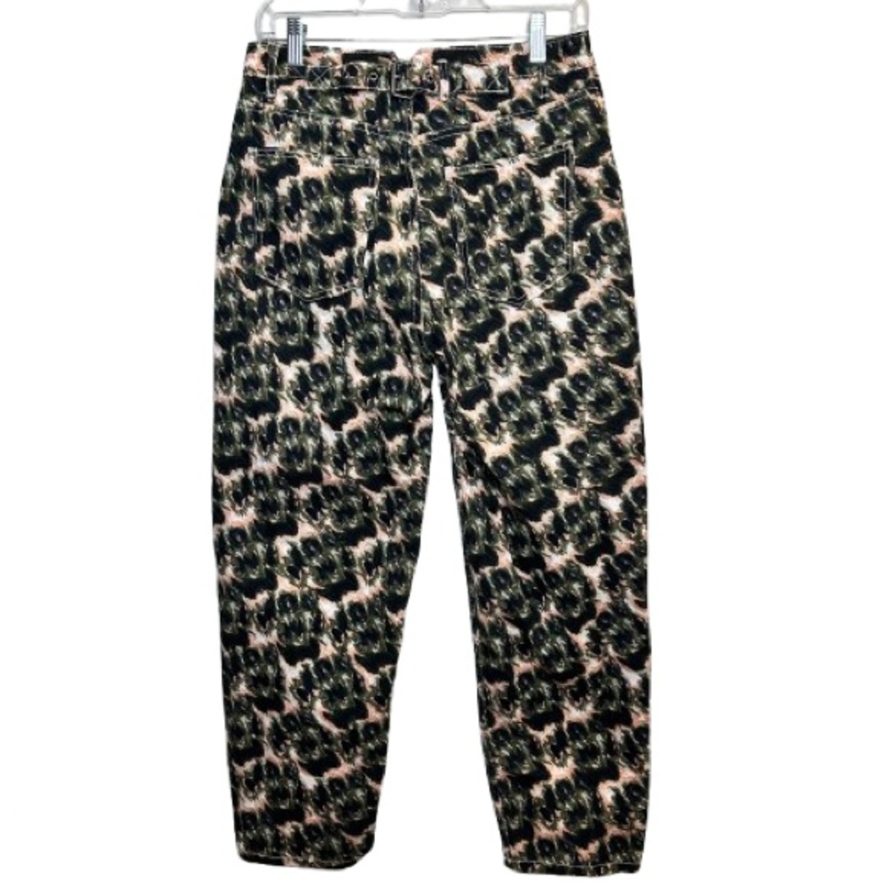 Rachel Comey x Target Women High-Rise Animal Print Tapered Jeans Size 6